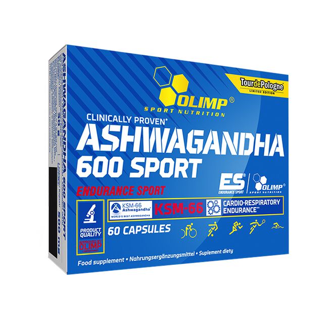 Ashwagandha 600 Sport, 60 kapslar