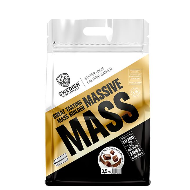 Massive Mass, 3500 g Choklad, Jordgubb, Gainer